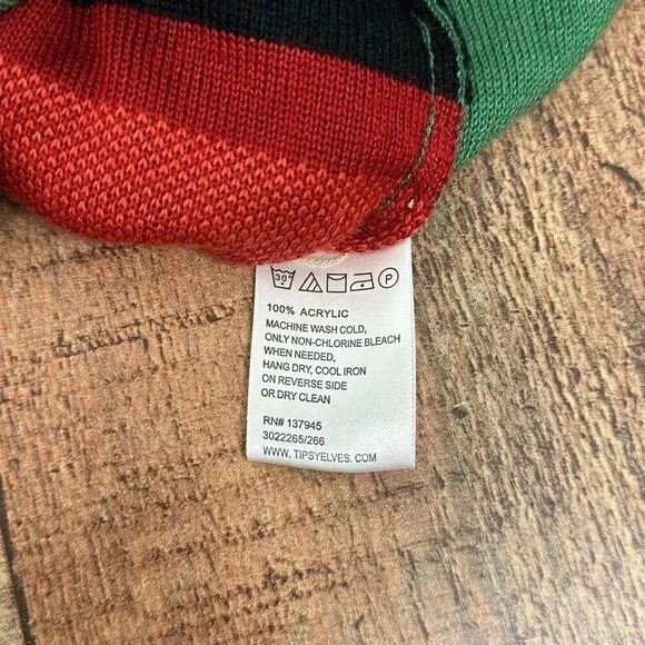 Tipsy Elves Ugly Christmas Sweater - Gingerbread Nightmare Sweater Sz L - Picture 8 of 8